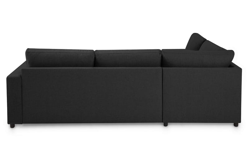 Crazy 3-seters Venstrevendt L-formet Sjeselongsofa i Stoff - Antrasitt - Møbler - Sofaer - Sofaer med sjeselong - 3 seters sofa med divan