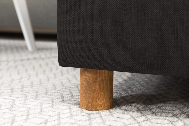 Crazy 3-seters Venstrevendt L-formet Sjeselongsofa i Stoff - Antrasitt - Møbler - Sofaer - Sofaer med sjeselong - 3 seters sofa med divan