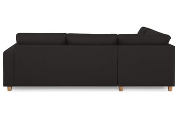 Crazy 3-seters Venstrevendt L-formet Sjeselongsofa i Stoff - Antrasitt - Møbler - Sofaer - Sofaer med sjeselong - 3 seters sofa med divan