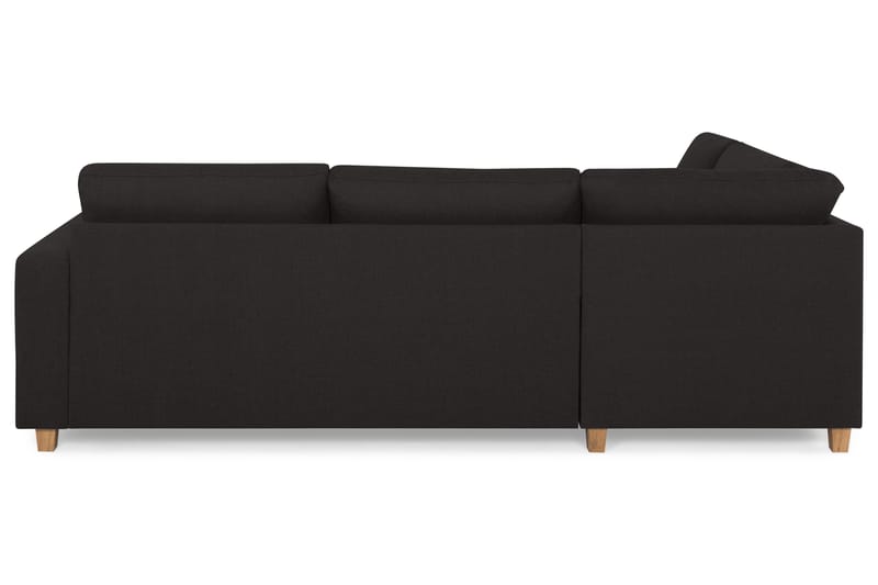 Crazy 3-seters Venstrevendt L-formet Sjeselongsofa i Stoff - Antrasitt - Møbler - Sofaer - Sofaer med sjeselong - 3 seters sofa med divan