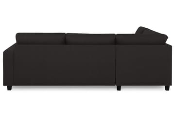 Crazy 3-seters Venstrevendt L-formet Sjeselongsofa i Stoff - Antrasitt - Møbler - Sofaer - Sofaer med sjeselong - 3 seters sofa med divan