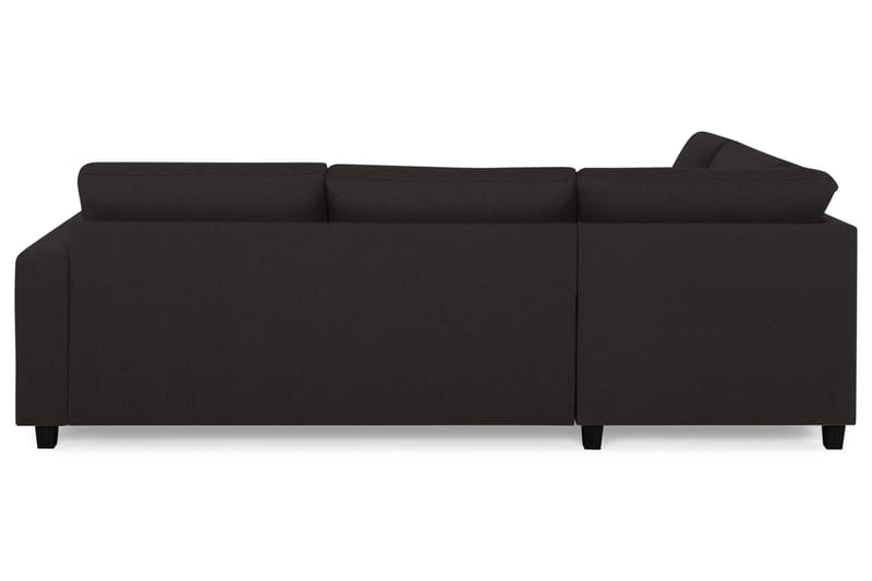 Crazy 3-seters Venstrevendt L-formet Sjeselongsofa i Stoff - Antrasitt - Møbler - Sofaer - Sofaer med sjeselong - 3 seters sofa med divan