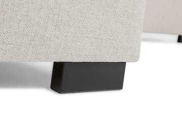 Crazy 3-seters Venstrevendt L-formet Sjeselongsofa i Stoff - Beige - Møbler - Sofaer - Sofaer med sjeselong - 3 seters sofa med divan