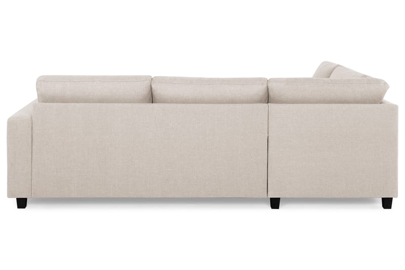 Crazy 3-seters Venstrevendt L-formet Sjeselongsofa i Stoff - Beige - Møbler - Sofaer - Sofaer med sjeselong - 3 seters sofa med divan
