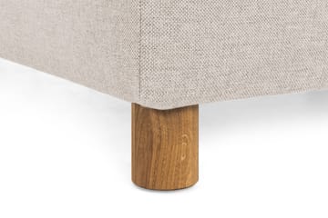 Crazy 3-seters Venstrevendt L-formet Sjeselongsofa i Stoff - Beige - Møbler - Sofaer - Sofaer med sjeselong - 3 seters sofa med divan