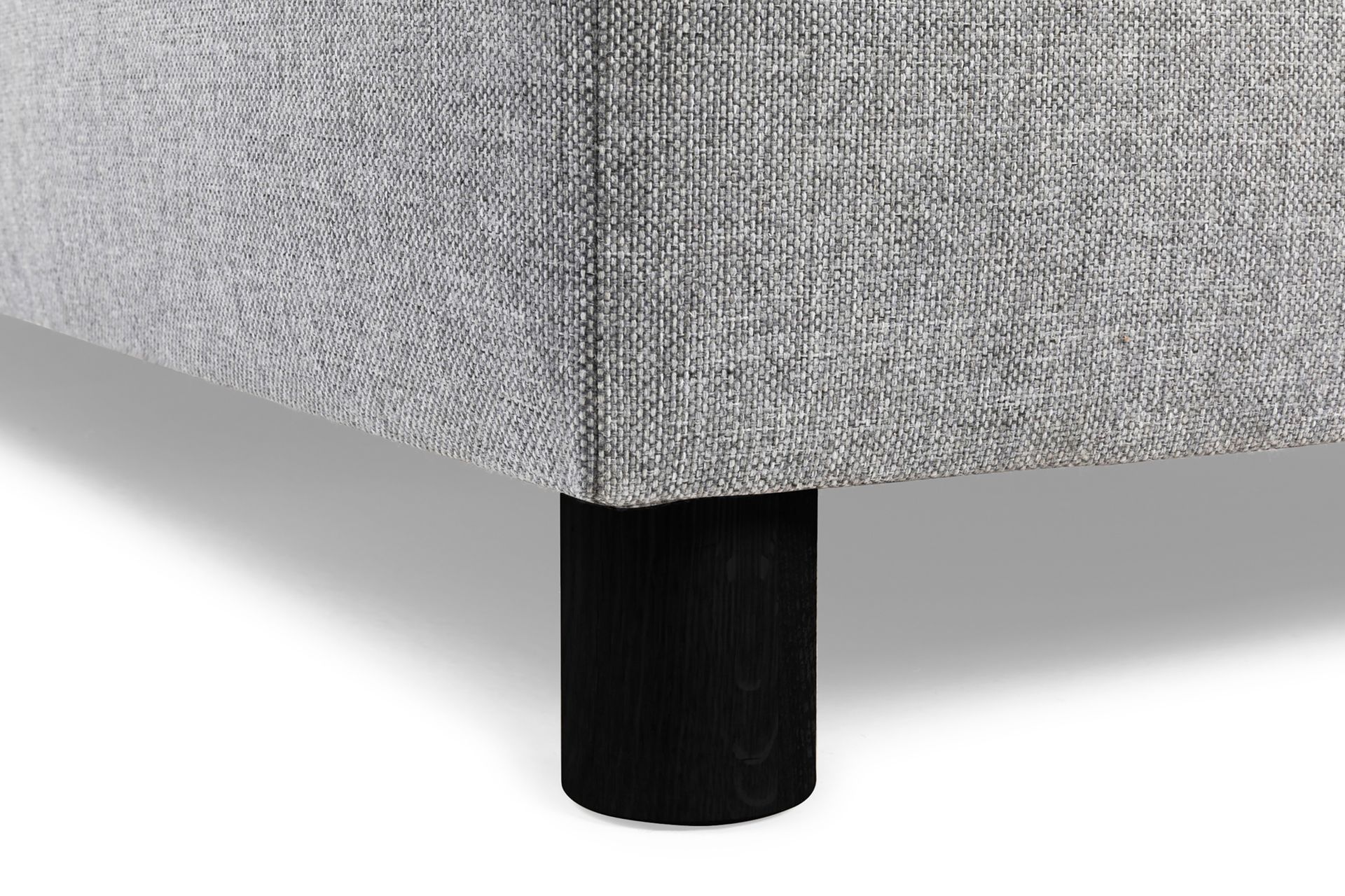 Crazy 3-seters Venstrevendt L-formet Sjeselongsofa i Stoff - Grå - Møbler - Sofaer - Sofaer med sjeselong - 3 seters sofa med divan