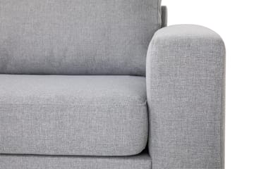 Crazy 3-seters Venstrevendt L-formet Sjeselongsofa i Stoff - Grå - Møbler - Sofaer - Sofaer med sjeselong - 3 seters sofa med divan