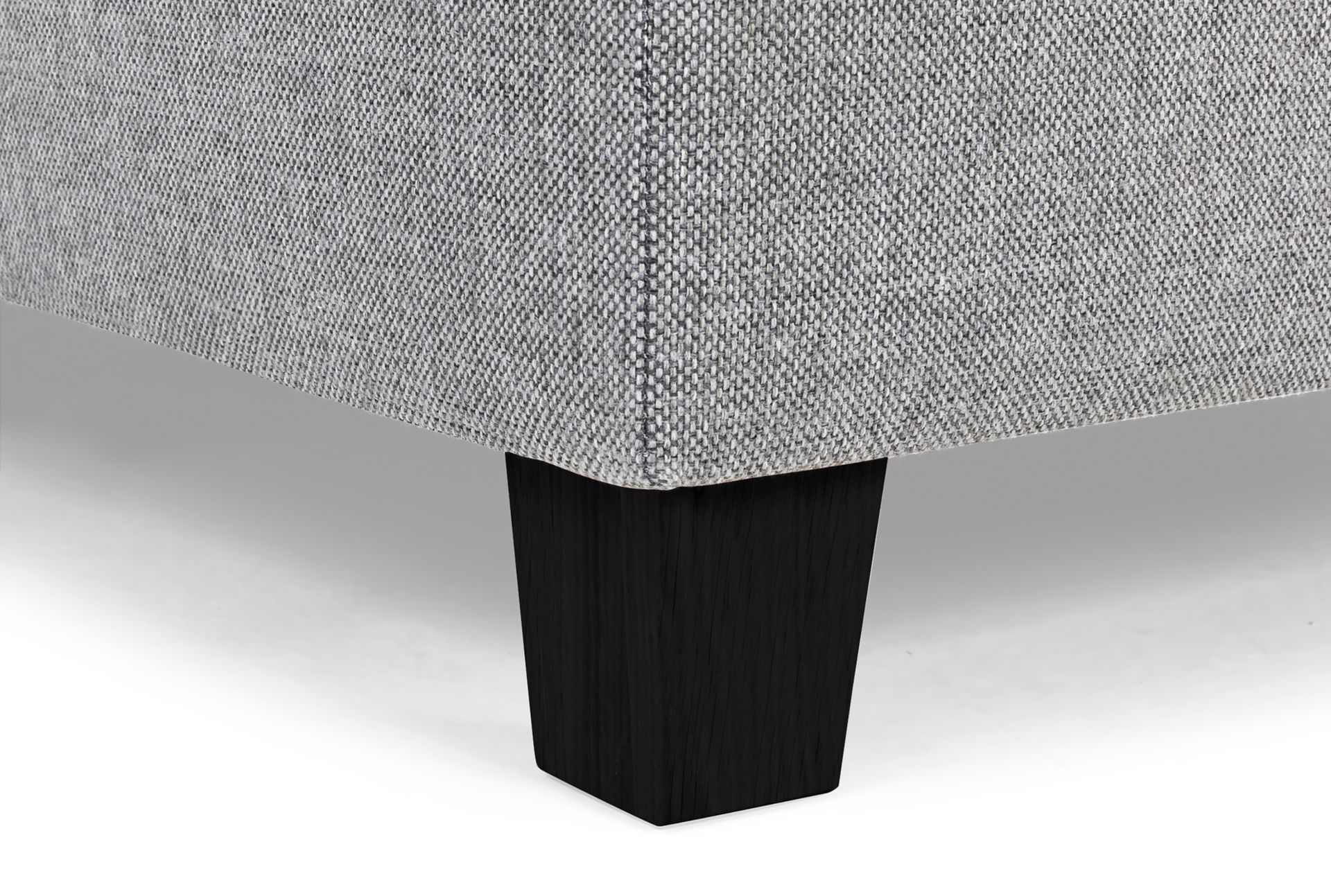 Crazy 3-seters Venstrevendt L-formet Sjeselongsofa i Stoff - Grå - Møbler - Sofaer - Sofaer med sjeselong - 3 seters sofa med divan