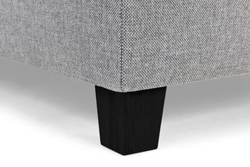 Crazy 3-seters Venstrevendt L-formet Sjeselongsofa i Stoff - Grå - Møbler - Sofaer - Sofaer med sjeselong - 3 seters sofa med divan