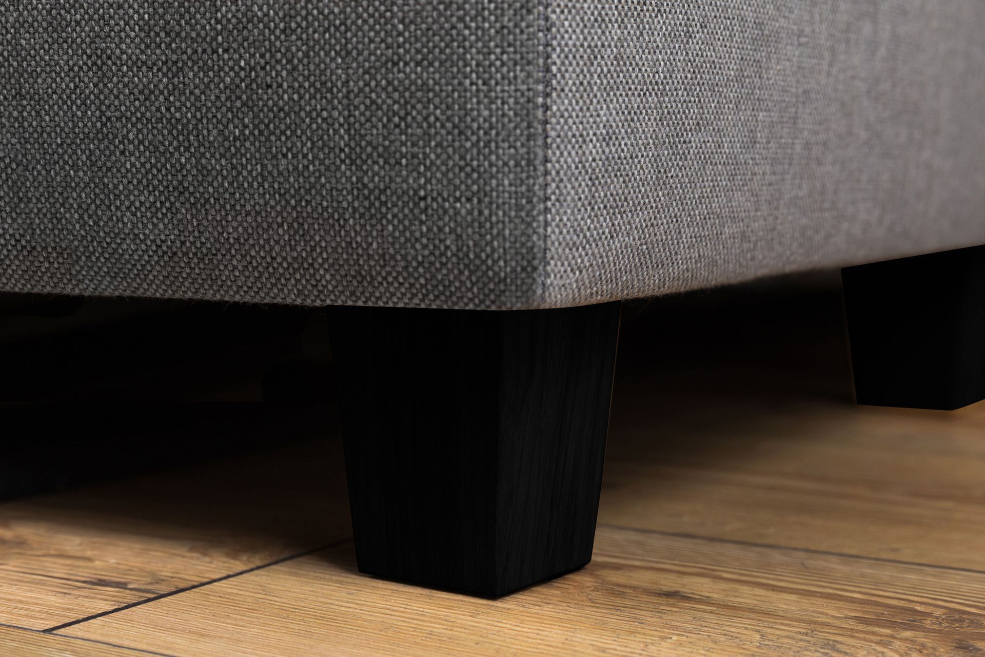 Crazy 3-seters Venstrevendt L-formet Sjeselongsofa i Stoff - Grå - Møbler - Sofaer - Sofaer med sjeselong - 3 seters sofa med divan