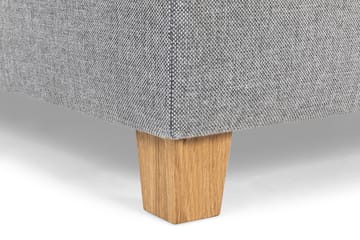 Crazy 3-seters Venstrevendt L-formet Sjeselongsofa i Stoff - Grå - Møbler - Sofaer - Sofaer med sjeselong - 3 seters sofa med divan