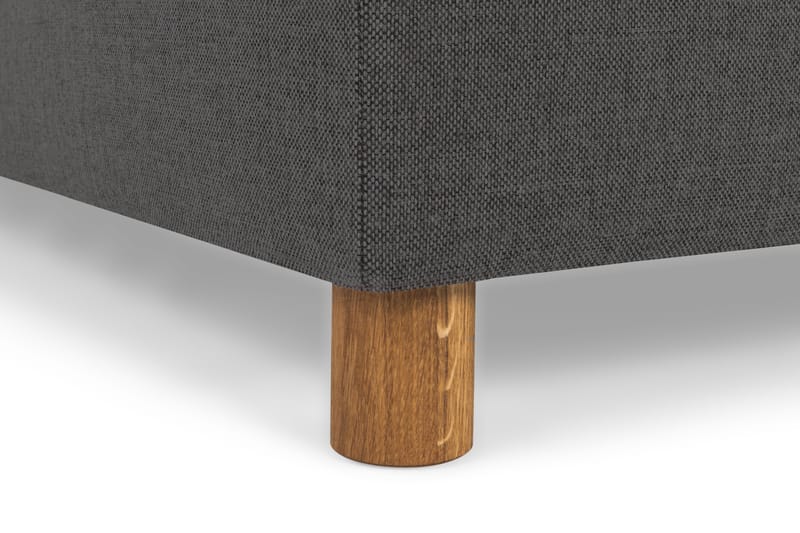 Crazy 3-seters Venstrevendt L-formet Sjeselongsofa i Stoff - Mørk grå - Møbler - Sofaer - Sofaer med sjeselong - 3 seters sofa med divan