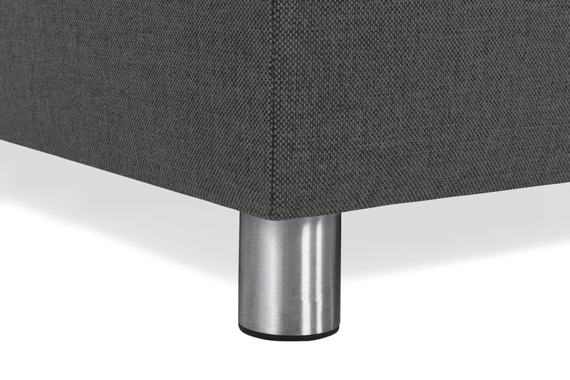 Crazy 3-seters Venstrevendt L-formet Sjeselongsofa i Stoff - Mørk grå - Møbler - Sofaer - Sofaer med sjeselong - 3 seters sofa med divan