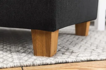 Crazy 4-seters Høyrevendt L-formet Sjeselongsofa i Stoff - Antrasitt - Møbler - Sofaer - Sofaer med sjeselong - 3 seters sofa med divan