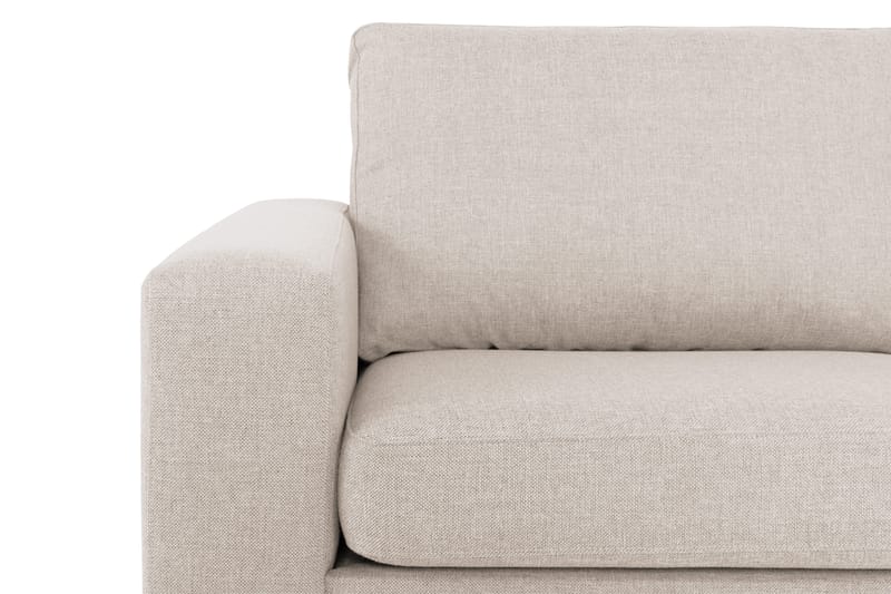 Crazy 4-seters Høyrevendt L-formet Sjeselongsofa i Stoff - Beige - Møbler - Sofaer - Sofaer med sjeselong - 3 seters sofa med divan