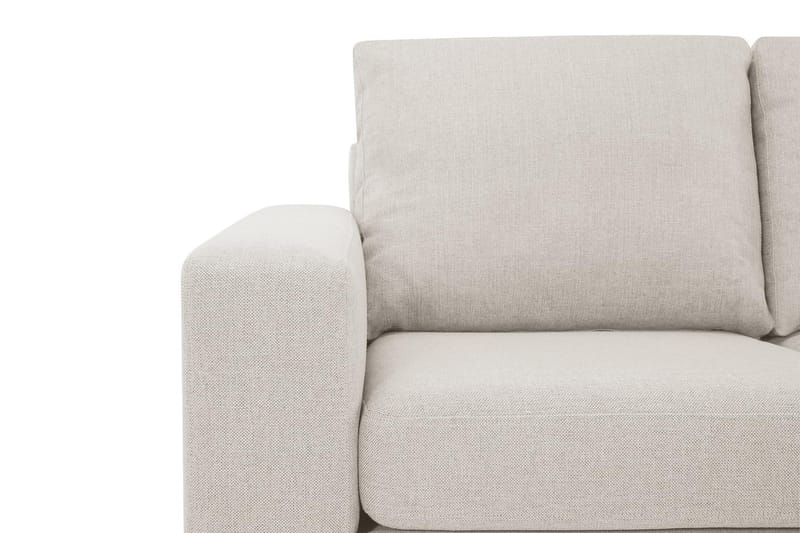 Crazy 4-seters Høyrevendt L-formet Sjeselongsofa i Stoff - Beige - Møbler - Sofaer - Sofaer med sjeselong - 3 seters sofa med divan
