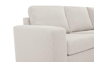 Crazy 4-seters Høyrevendt L-formet Sjeselongsofa i Stoff - Beige - Møbler - Sofaer - Sofaer med sjeselong - 3 seters sofa med divan