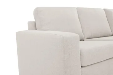 Crazy 4-seters Høyrevendt L-formet Sjeselongsofa i Stoff - Beige - Møbler - Sofaer - Sofaer med sjeselong - 3 seters sofa med divan