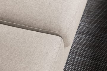 Crazy 4-seters Høyrevendt L-formet Sjeselongsofa i Stoff - Beige - Møbler - Sofaer - Sofaer med sjeselong - 3 seters sofa med divan