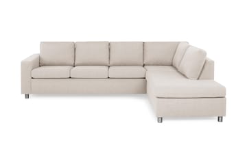 Runde metallben - Beige