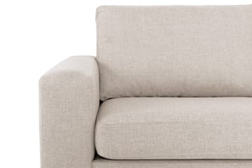 Crazy 4-seters Høyrevendt L-formet Sjeselongsofa i Stoff - Beige - Møbler - Sofaer - Sofaer med sjeselong - 3 seters sofa med divan