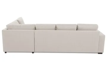 Crazy 4-seters Høyrevendt L-formet Sjeselongsofa i Stoff - Beige - Møbler - Sofaer - Sofaer med sjeselong - 3 seters sofa med divan