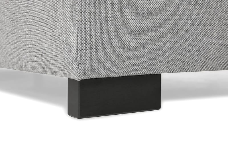 Crazy 4-seters Høyrevendt L-formet Sjeselongsofa i Stoff - Grå - Møbler - Sofaer - Sofaer med sjeselong - 3 seters sofa med divan