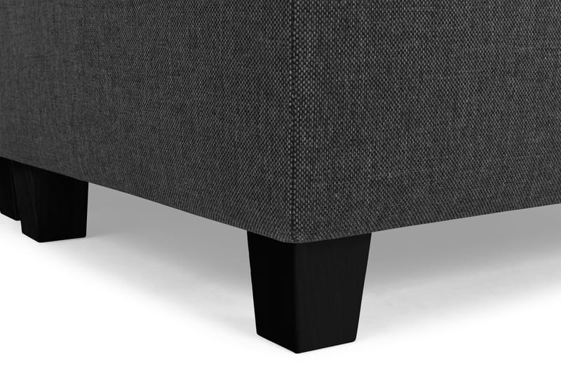 Crazy 4-seters Høyrevendt U-formet Large Sofa med Divan og Sjeselong i Stoff - Antrasitt - Møbler - Sofaer - Sofaer med sjeselong - 3 seters sofa med divan