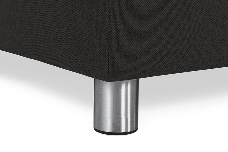 Crazy 4-seters Venstrevendt L-formet Sjeselongsofa i Stoff - Antrasitt - Møbler - Sofaer - Sofaer med sjeselong - 3 seters sofa med divan