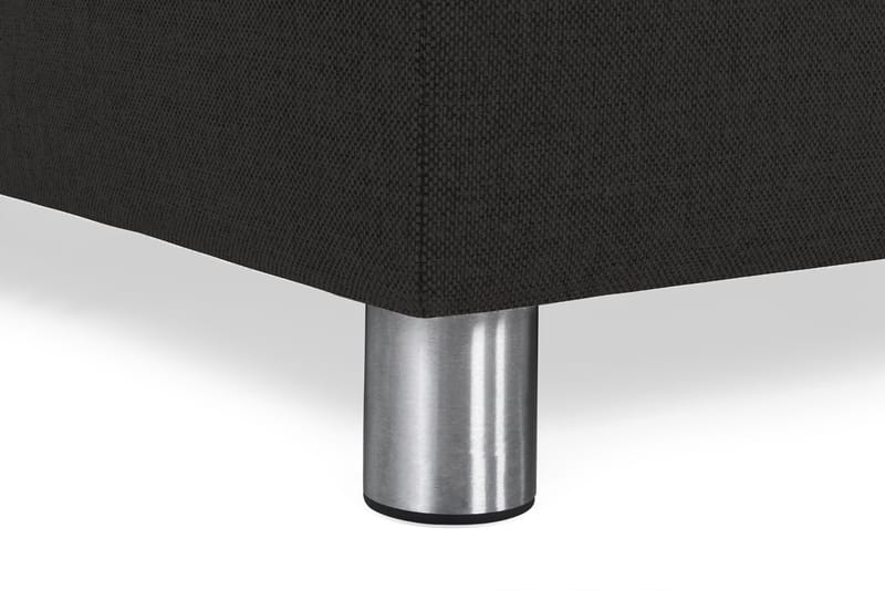 Crazy 4-seters Venstrevendt L-formet Sjeselongsofa i Stoff - Antrasitt - Møbler - Sofaer - Sofaer med sjeselong - 3 seters sofa med divan