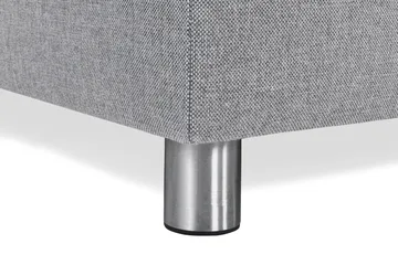 Crazy 4-seters Venstrevendt L-formet Sjeselongsofa i Stoff - Grå - Møbler - Sofaer - Sofaer med sjeselong - 3 seters sofa med divan