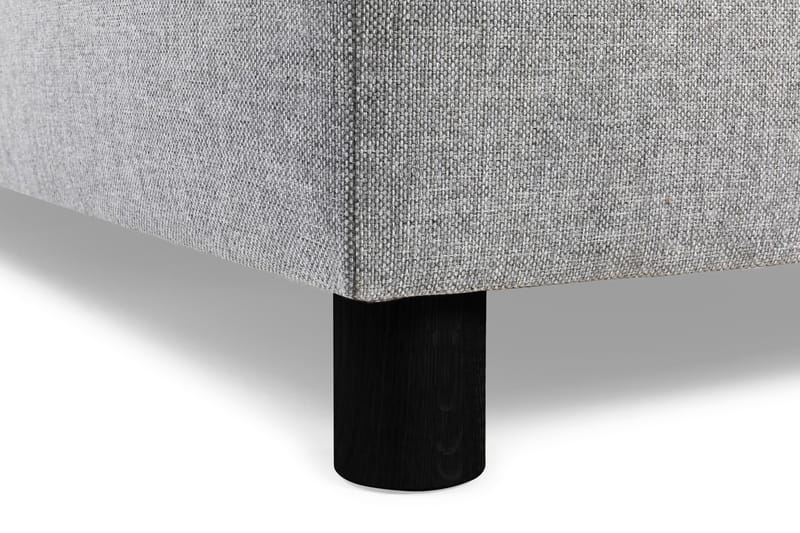 Crazy 4-seters Venstrevendt L-formet Sjeselongsofa i Stoff - Grå - Møbler - Sofaer - Sofaer med sjeselong - 3 seters sofa med divan