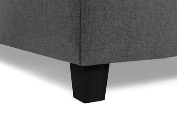 Crazy 4-seters Venstrevendt L-formet Sjeselongsofa i Stoff - Mørk grå - Møbler - Sofaer - Sofaer med sjeselong - 3 seters sofa med divan