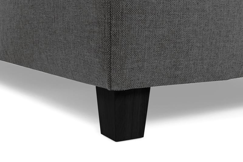 Crazy 4-seters Venstrevendt L-formet Sjeselongsofa i Stoff - Mørk grå - Møbler - Sofaer - Sofaer med sjeselong - 3 seters sofa med divan