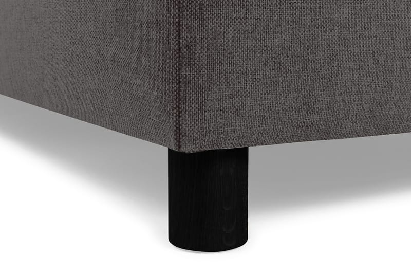 Crazy 4-seters Venstrevendt L-formet Sjeselongsofa i Stoff - Mørk grå - Møbler - Sofaer - Sofaer med sjeselong - 3 seters sofa med divan