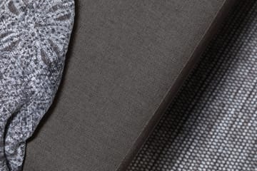 Crazy 4-seters Venstrevendt L-formet Sjeselongsofa i Stoff - Mørk grå - Møbler - Sofaer - Sofaer med sjeselong - 3 seters sofa med divan