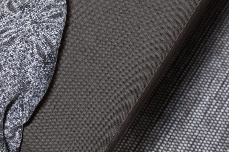 Crazy 4-seters Venstrevendt L-formet Sjeselongsofa i Stoff - Mørk grå - Møbler - Sofaer - Sofaer med sjeselong - 3 seters sofa med divan
