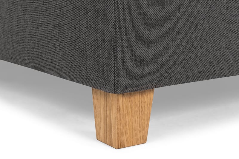 Crazy 4-seters Venstrevendt U-formet Small Sofa med Divan og Sjeselong i Stoff - Mørk grå - Møbler - Sofaer - Sofaer med sjeselong - 3 seters sofa med divan
