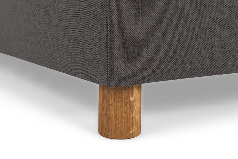 Crazy 4-seters Venstrevendt U-formet Small Sofa med Divan og Sjeselong i Stoff - Mørk grå - Møbler - Sofaer - Sofaer med sjeselong - 3 seters sofa med divan