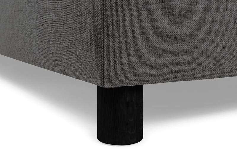 Crazy 4-seters Venstrevendt U-formet Small Sofa med Divan og Sjeselong i Stoff - Mørk grå - Møbler - Sofaer - Sofaer med sjeselong - 3 seters sofa med divan