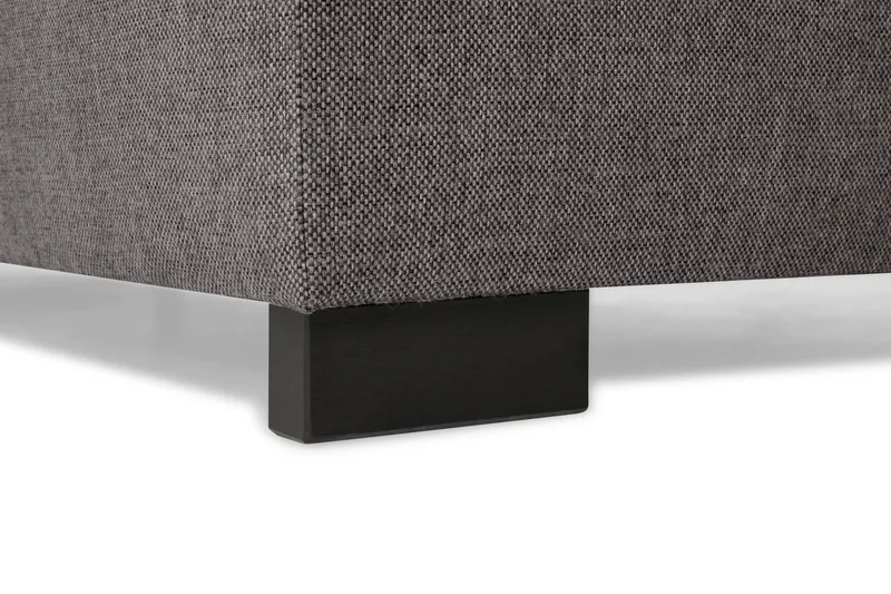 Crazy Limited Edition 4-seters Høyrevendt L-formet Sjeselongsofa i Stoff - Grå - Møbler - Sofaer - Sofaer med sjeselong - 4 seters sofa med divan