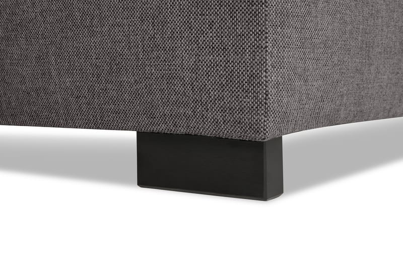 Crazy Limited Edition 4-seters Venstrevendt L-formet Dyp Sjeselongsofa i Stoff - Grå - Møbler - Sofaer - Sofaer med sjeselong - 4 seters sofa med divan