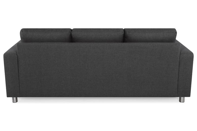 Divansofa Nevada 3-seter Vendbar - Antrasitt - 3 seters sofa med divan - Sofaer med sjeselong