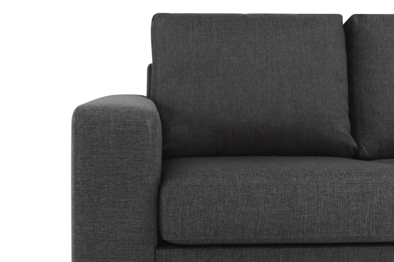 Divansofa Nevada 3-seter Vendbar - Antrasitt - 3 seters sofa med divan - Sofaer med sjeselong