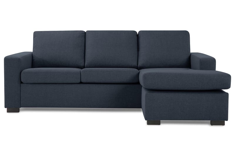 Divansofa Nevada 3-seter Vendbar - Blå - 3 seters sofa med divan - Sofaer med sjeselong