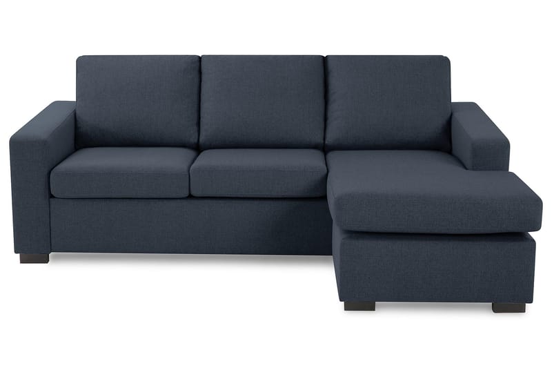 Divansofa Nevada 3-seter Vendbar - Blå - 3 seters sofa med divan - Sofaer med sjeselong