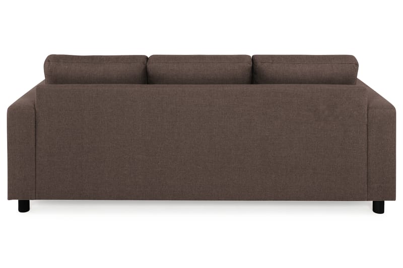 Divansofa Nevada 3-seter Vendbar - Brun - 3 seters sofa med divan - Sofaer med sjeselong