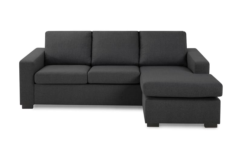 Divansofa Nevada 3-seter Vendbar - Grå - 3 seters sofa med divan - Sofaer med sjeselong