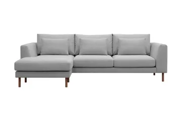 Florenz 3-seters Venstrevendt L-formet Sjeselongsofa i Stoff