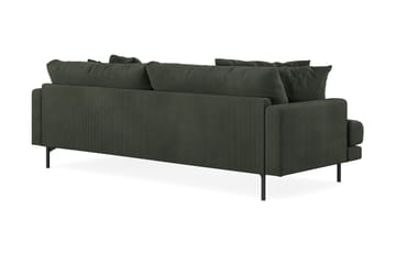 Menard 4-seters Høyrevendt L-formet Divansofa i Manchester - Mørk grønn - Møbler - Sofaer - Sofaer med sjeselong - 4 seters sofa med divan